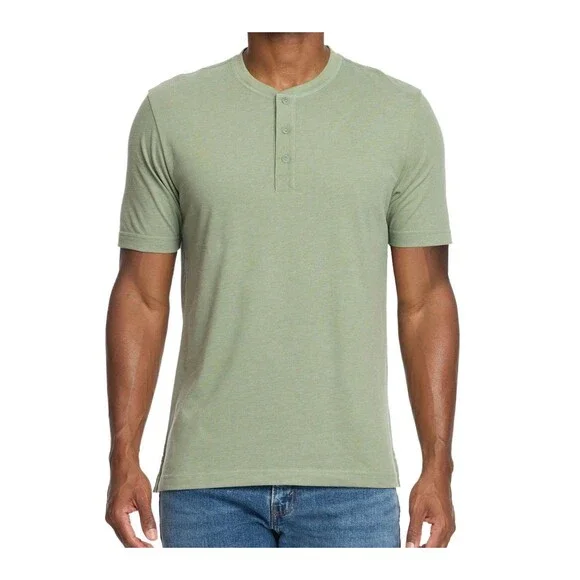 New Mens Green Short Sleeve Tee Relaxed Fit Size XL WP Weatherproof - Picture 1 of 7
